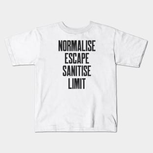 Secure Coding Normalise Escape Sanitise Limit Kids T-Shirt